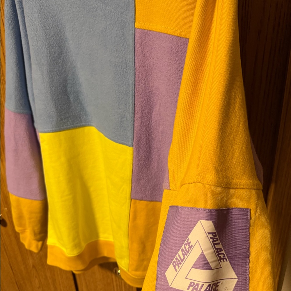 Palace Color Block Multicolor Patchwork Sweater - image 2